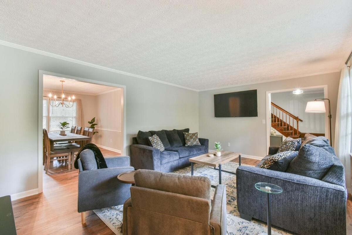 Cozy Home With Arcade, Ping Pong & Fenced Backyard Lawrenceville Luaran gambar
