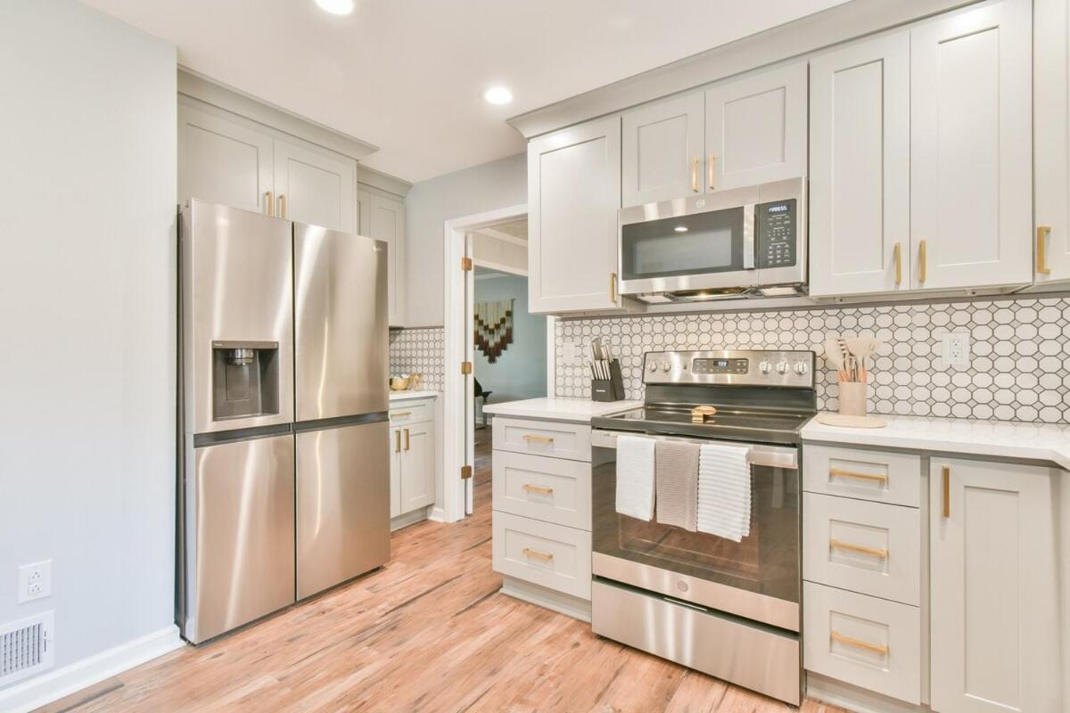 Cozy Home With Arcade, Ping Pong & Fenced Backyard Lawrenceville Luaran gambar