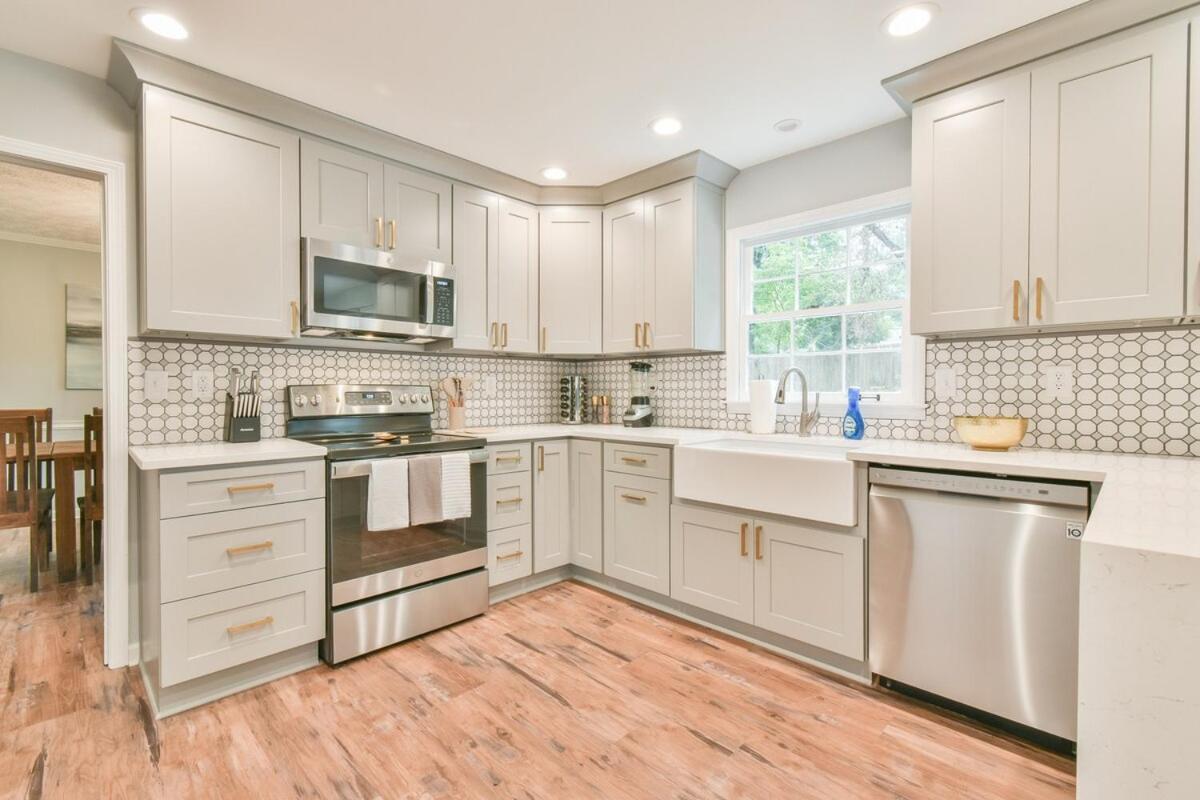 Cozy Home With Arcade, Ping Pong & Fenced Backyard Lawrenceville Luaran gambar